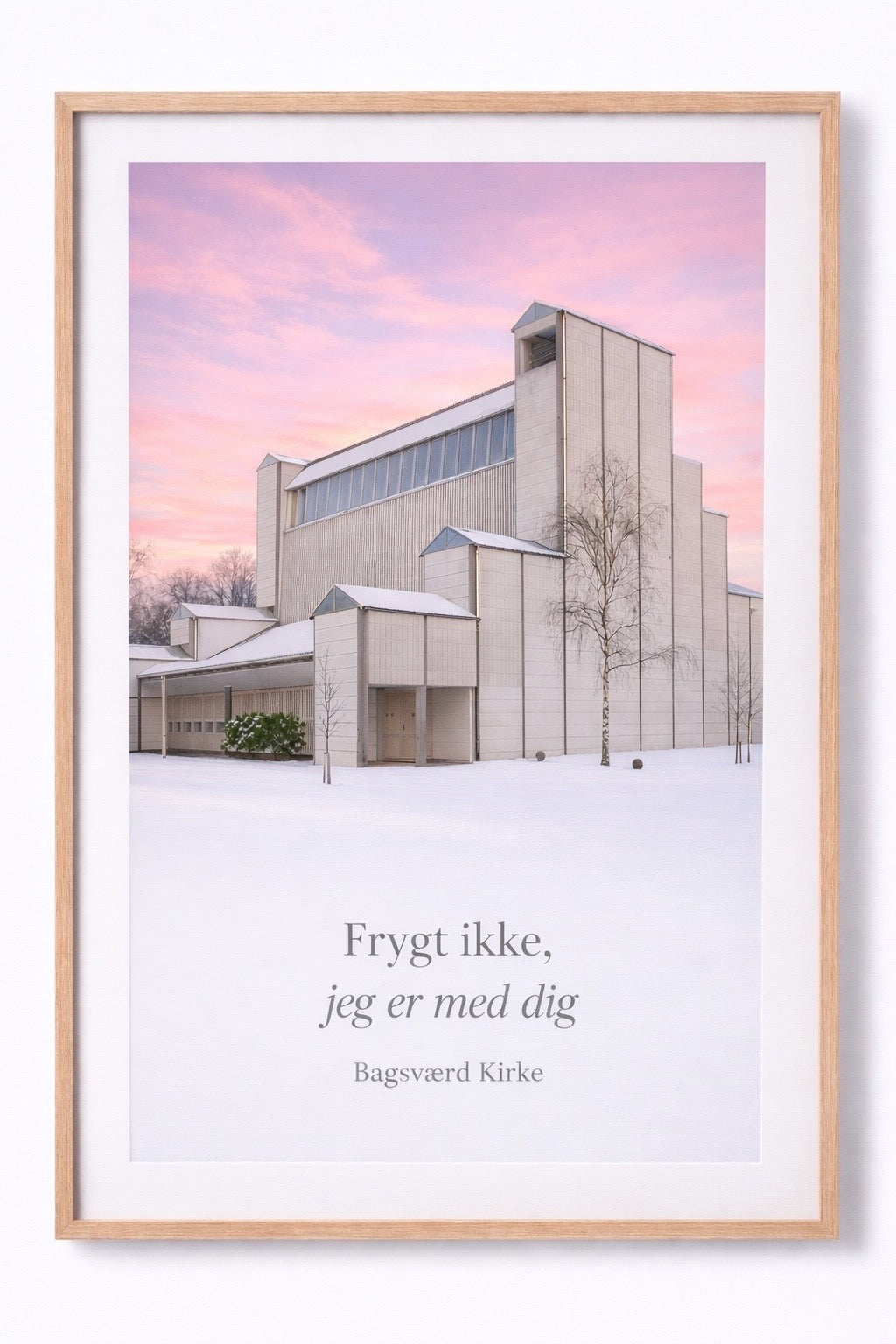 Bagsværd Kirke Plakat 50x70