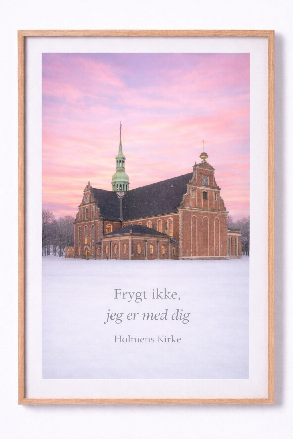 Holmens Kirke Plakat 50x70